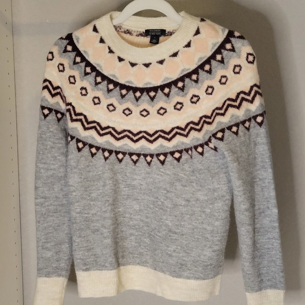 3 for $15, 5 for $20 Halogen Fair Isle Sweater